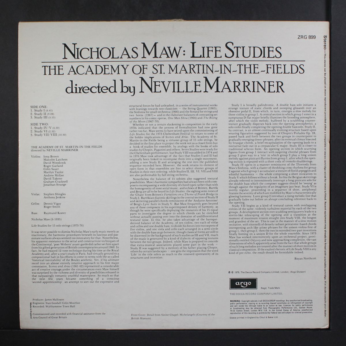 maw: life studies by NEVILLE MARRINER