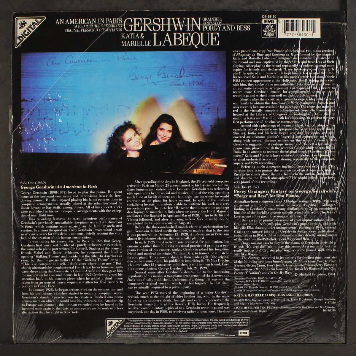gershwin: an american in paris / grainger: fantasy on porgy & bess by KATIA & MARIELLE LABEQUE