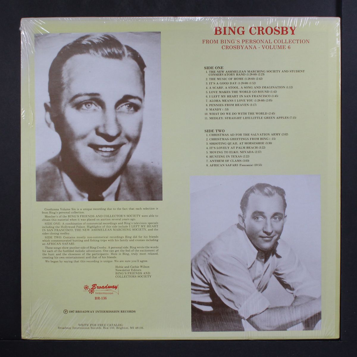 crosbyana, vol. 6 by BING CROSBY