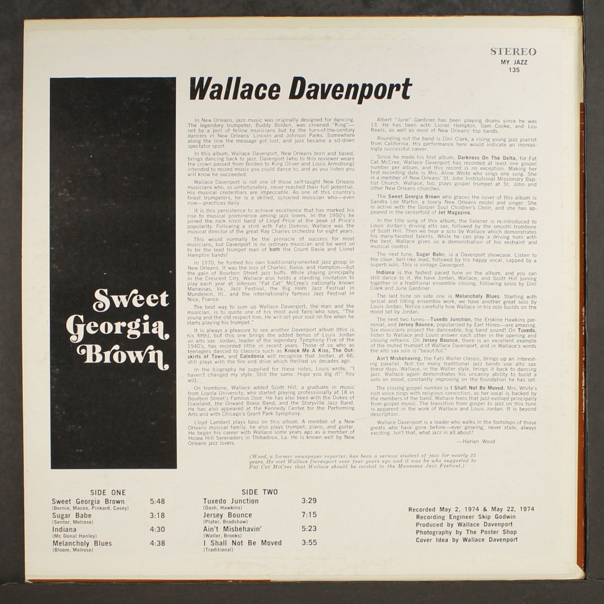 sweet georgia brown by WALLACE DAVENPORT