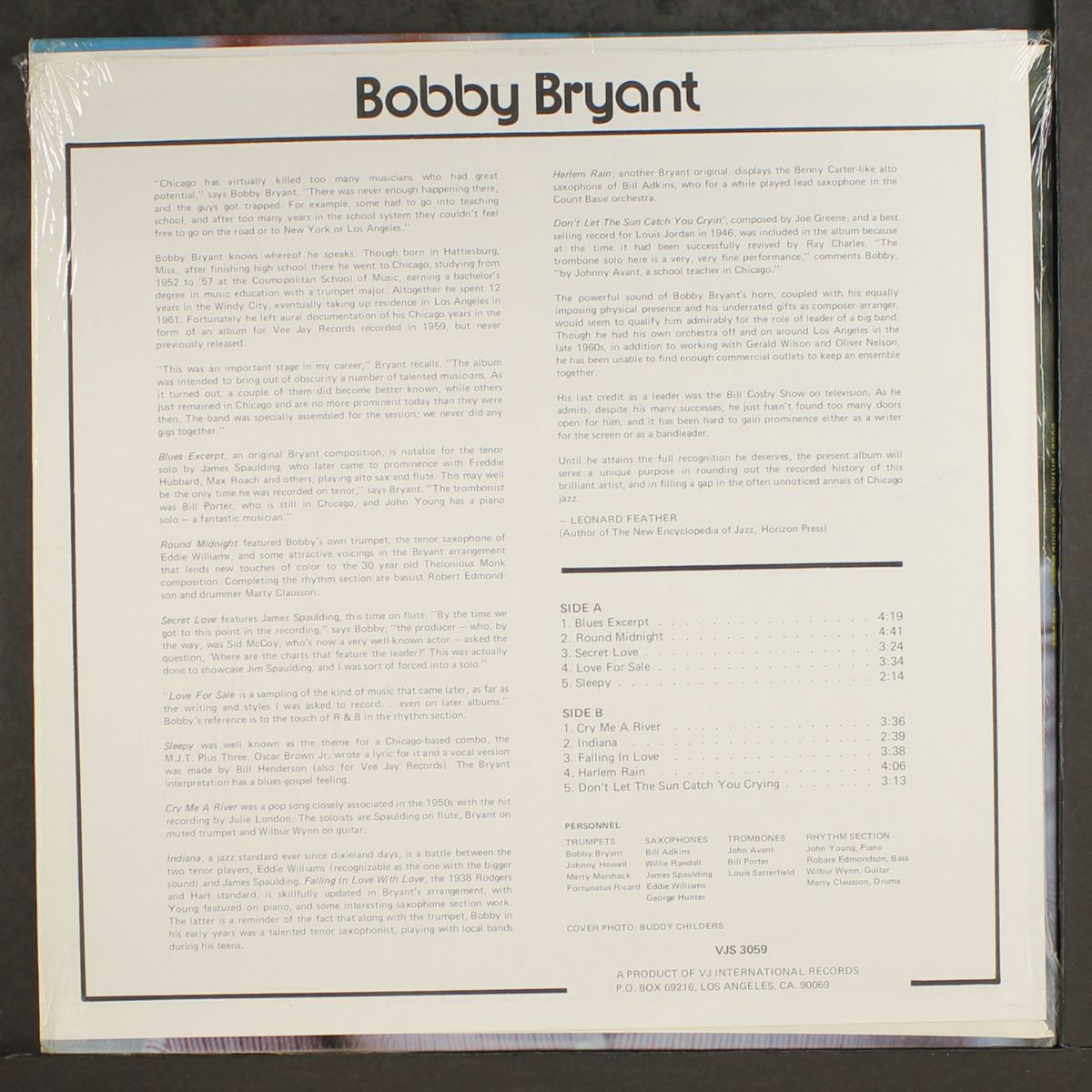 big band blues by BOBBY BRYANT