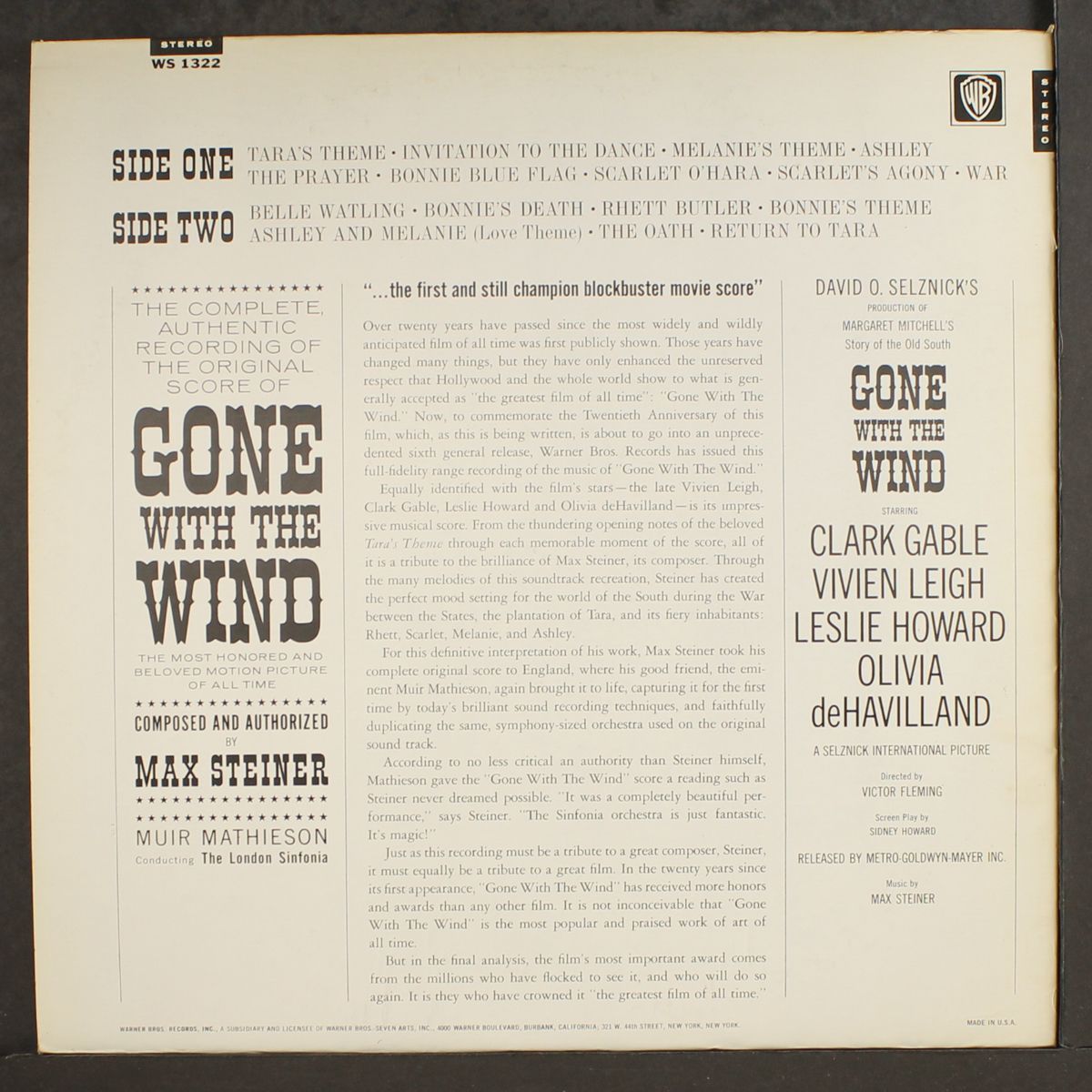 gone with the wind by SOUNDTRACK