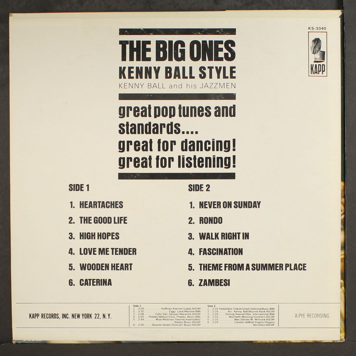 the big ones by KENNY BALL
