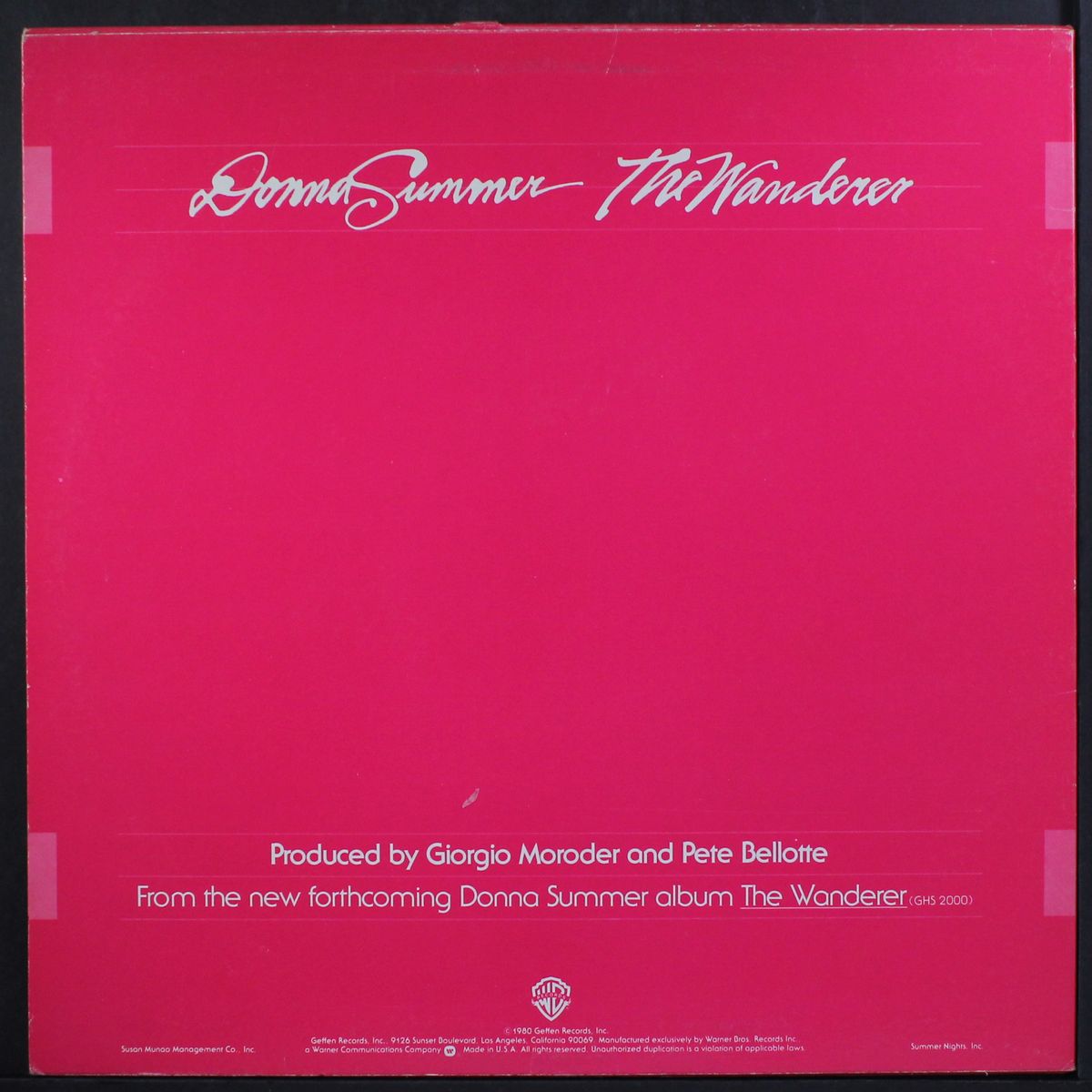 the wanderer / mono by DONNA SUMMER