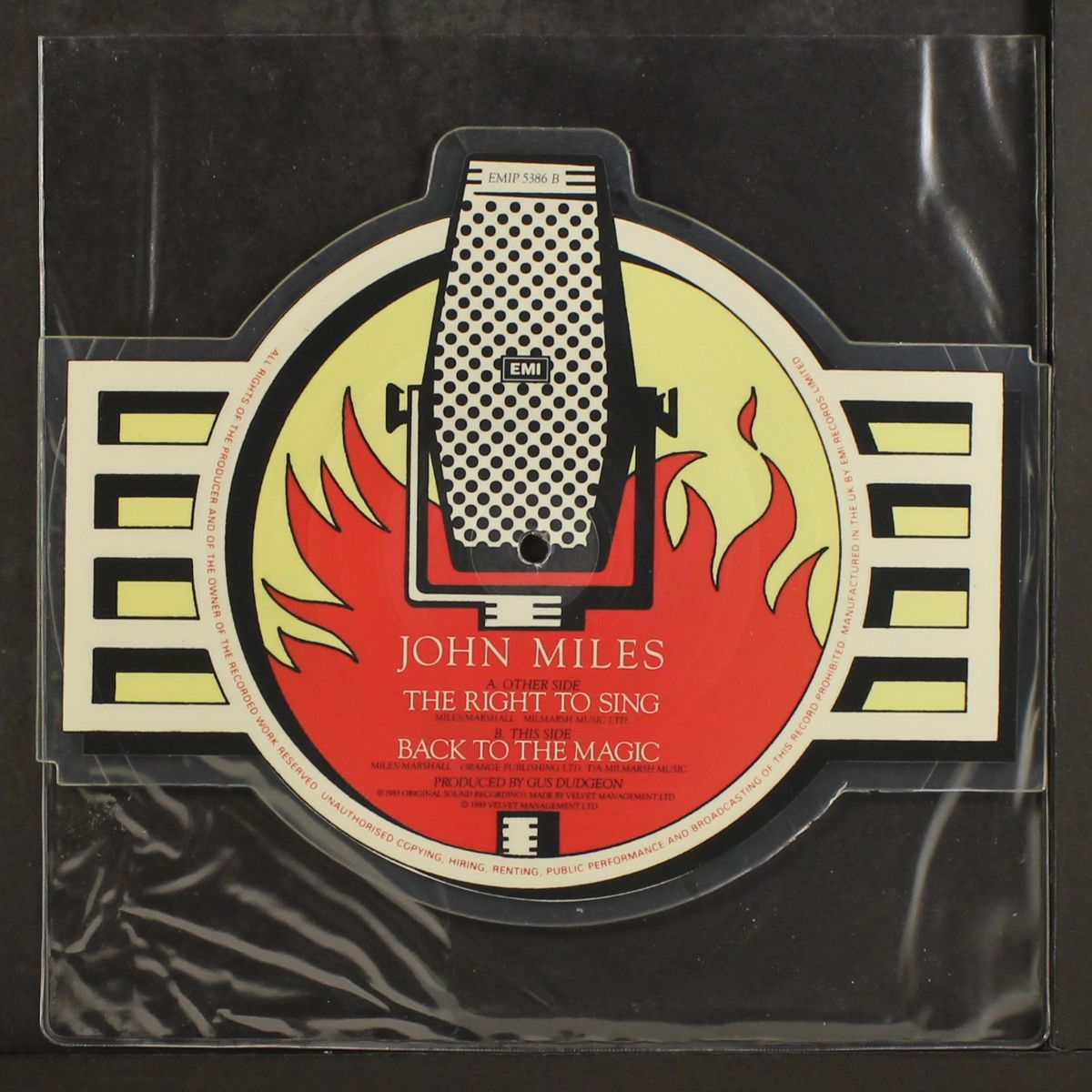 the right to sing / back to the magic by JOHN MILES