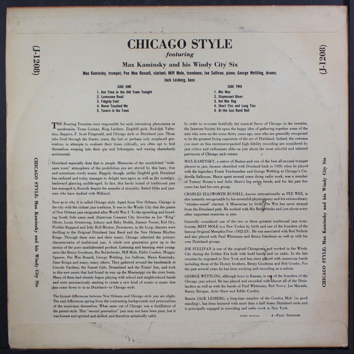 chicago style by MAX KAMINSKY