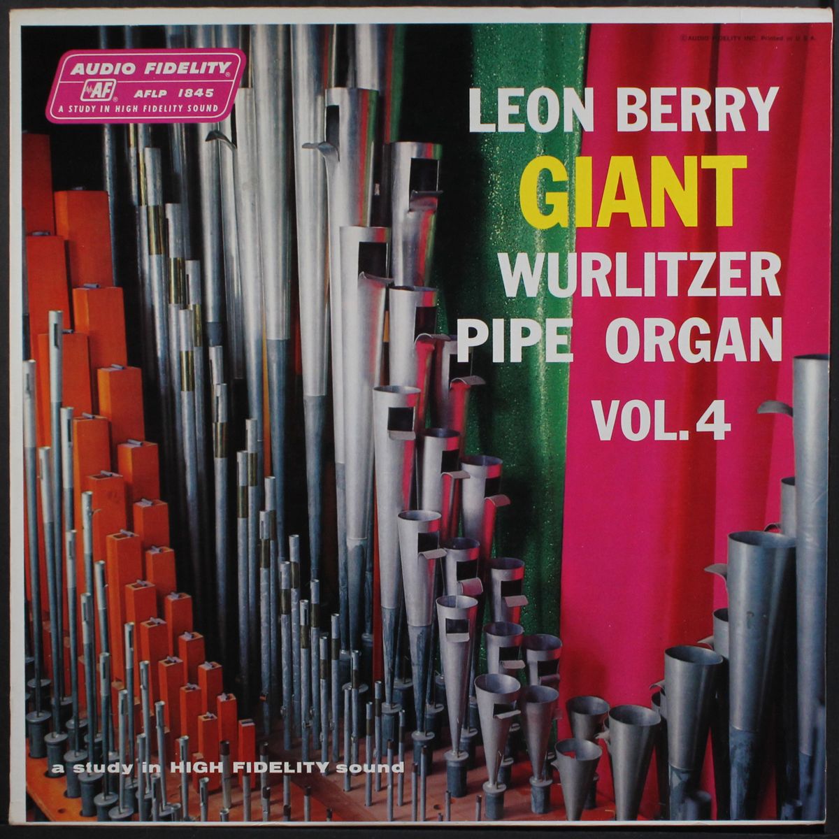 giant wurlitzer pipe organ, vol. 4 by LEON BERRY
