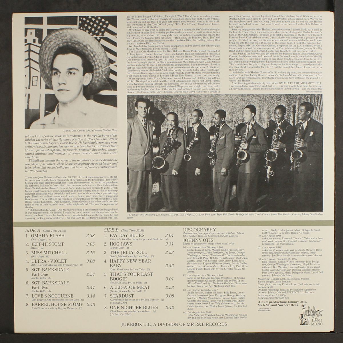 barrelhouse stomp by JOHNNY OTIS