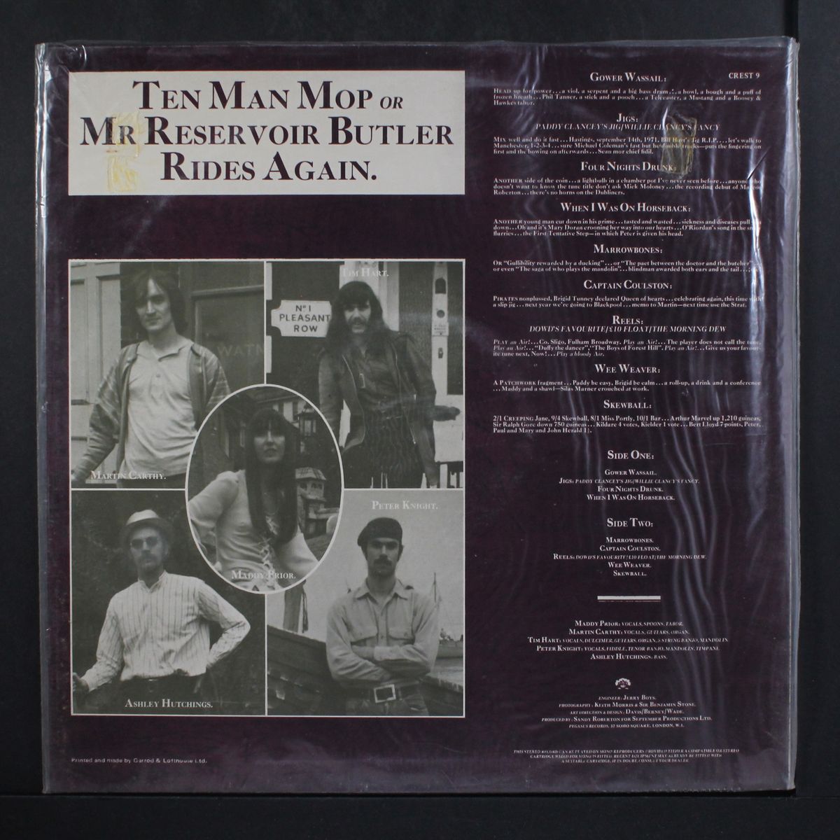 ten man mop or mr. reservoir butler rides again by STEELEYE SPAN