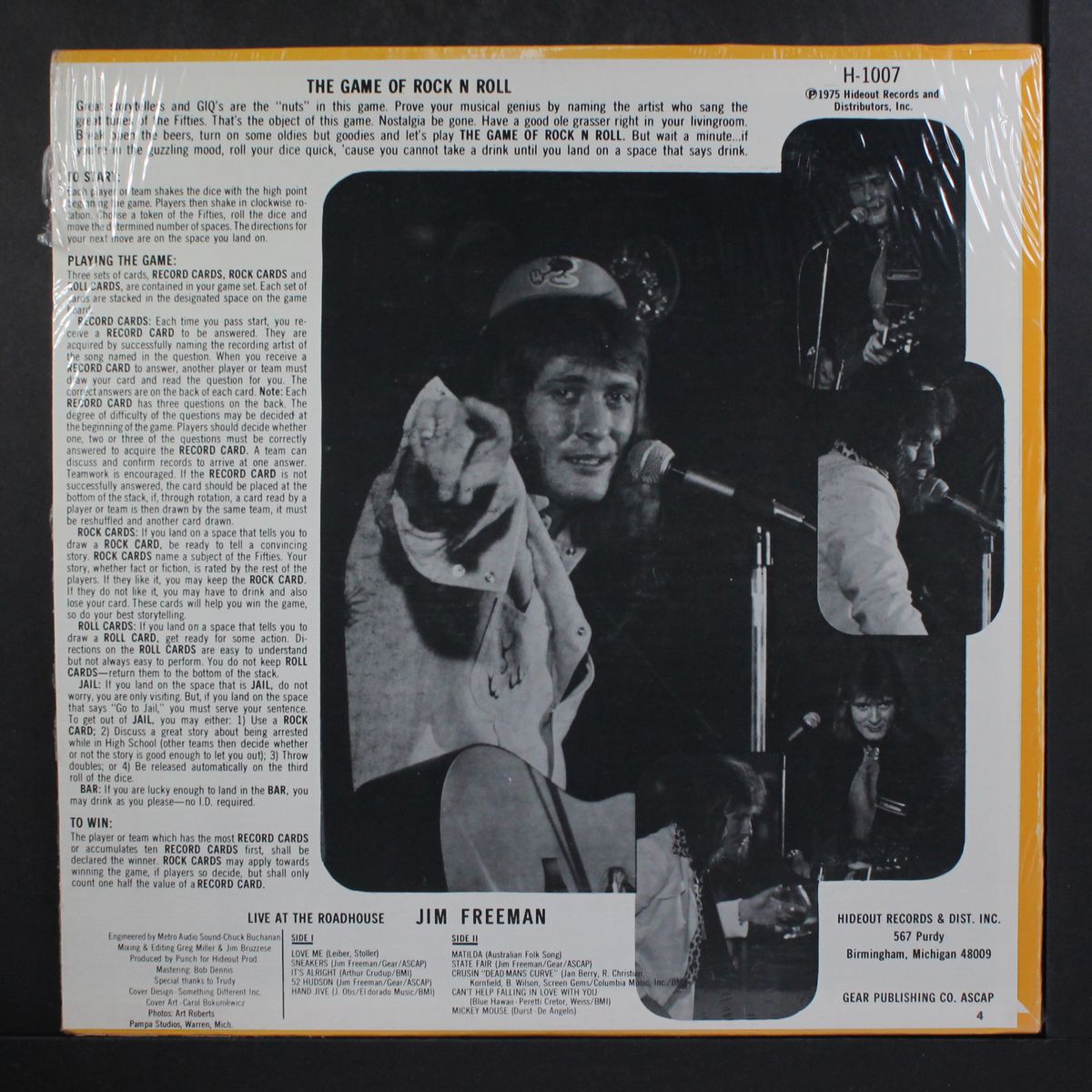 the game of rock & roll by JIMMY FREEMAN