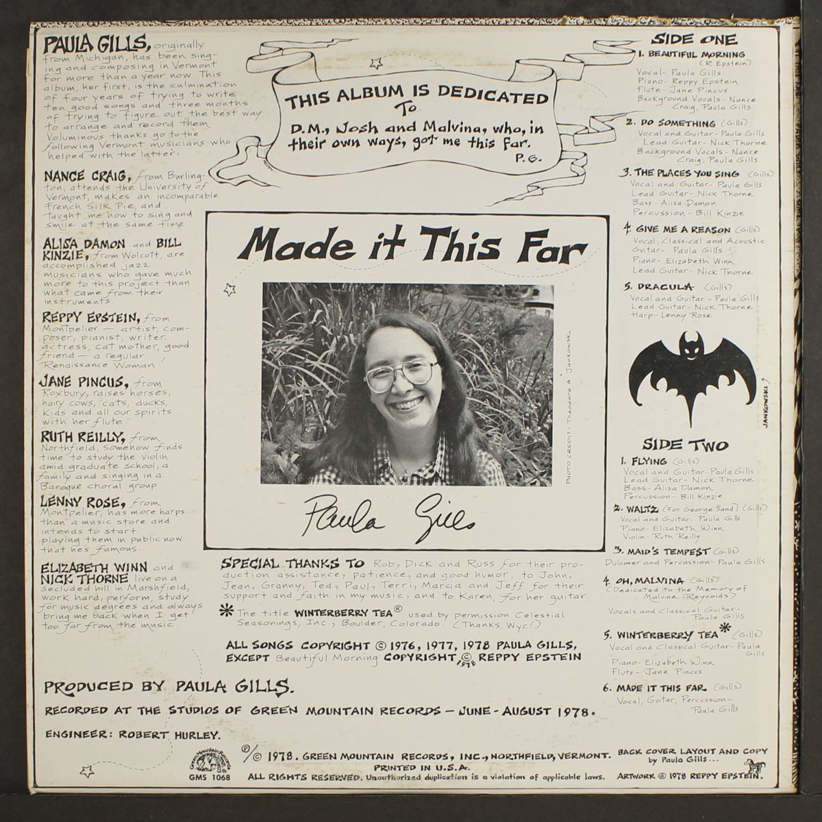 made it this far by PAULA GILLS