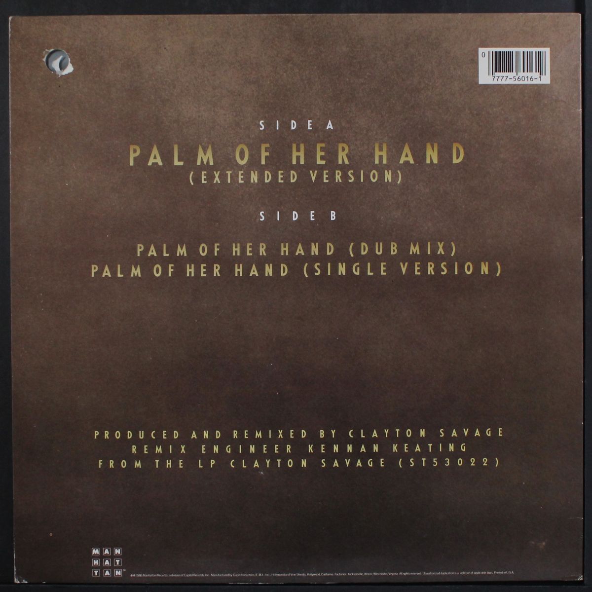 palm of her hand by CLAYTON SAVAGE