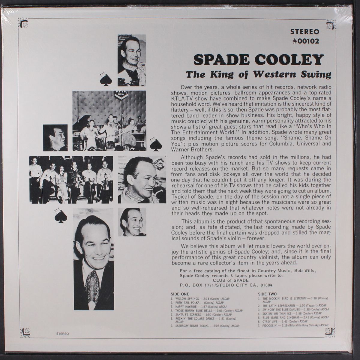 king of western swing by SPADE COOLEY