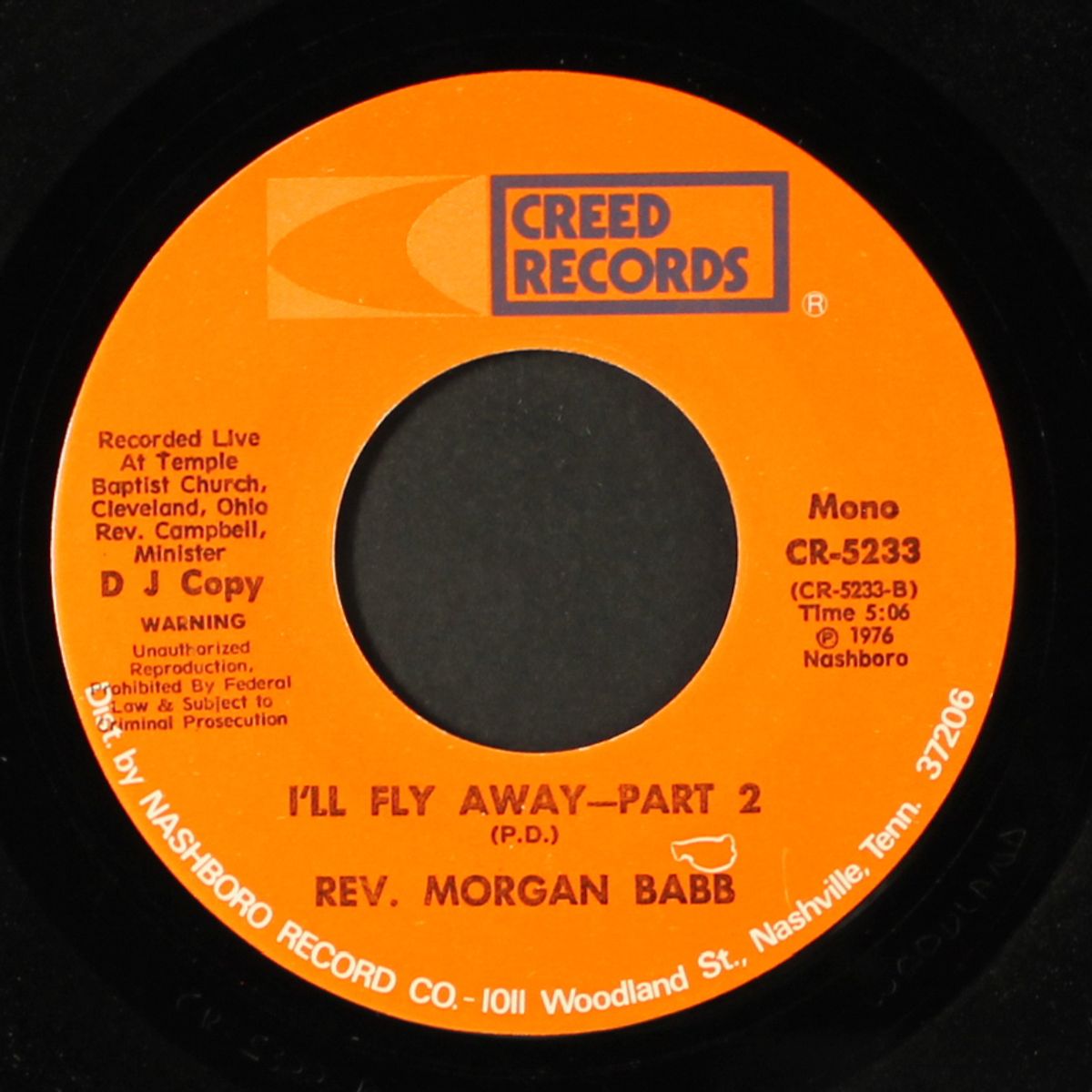 i'll fly away / part 2 by REV. MORGAN BABB