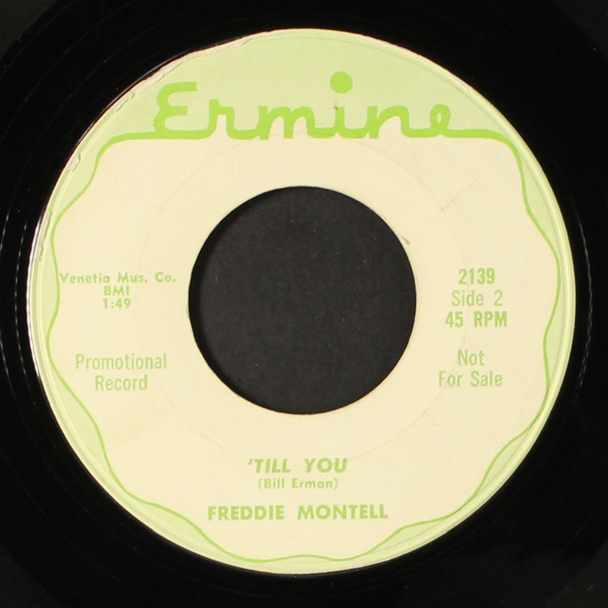green cheese / 'till you by FREDDIE MONTELL