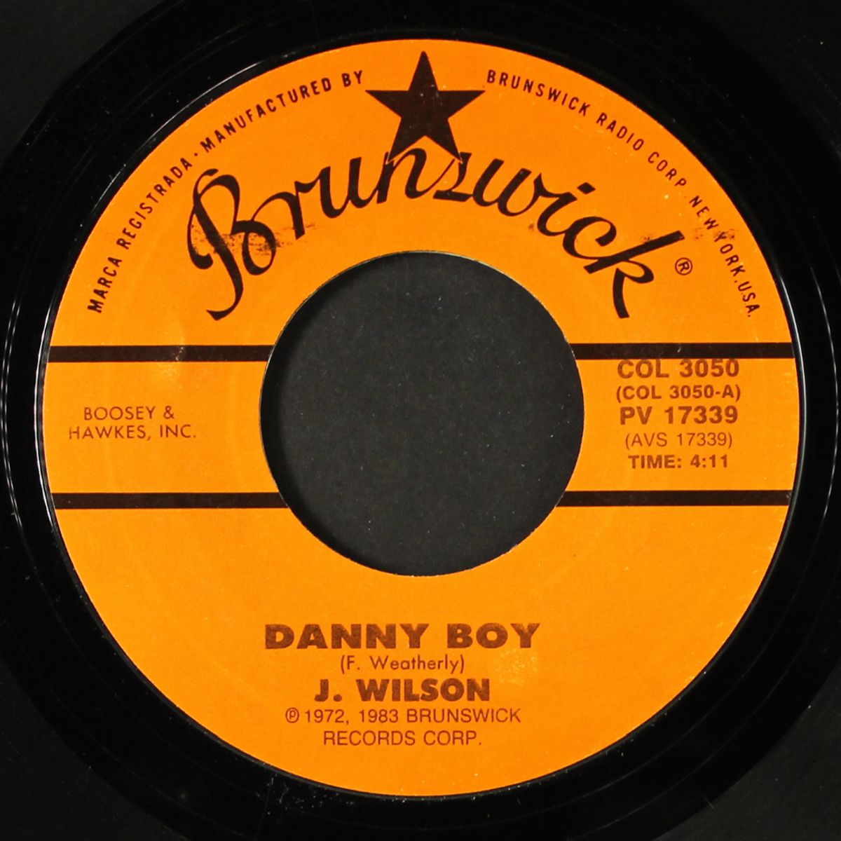danny boy / all my love by JACKIE WILSON