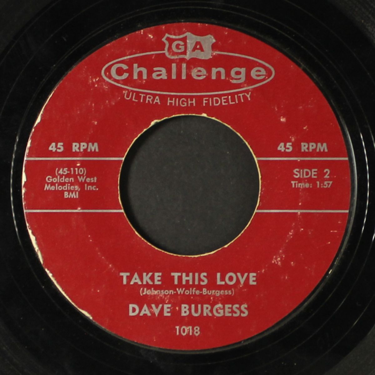 maybelle / take this love by DAVE BURGESS