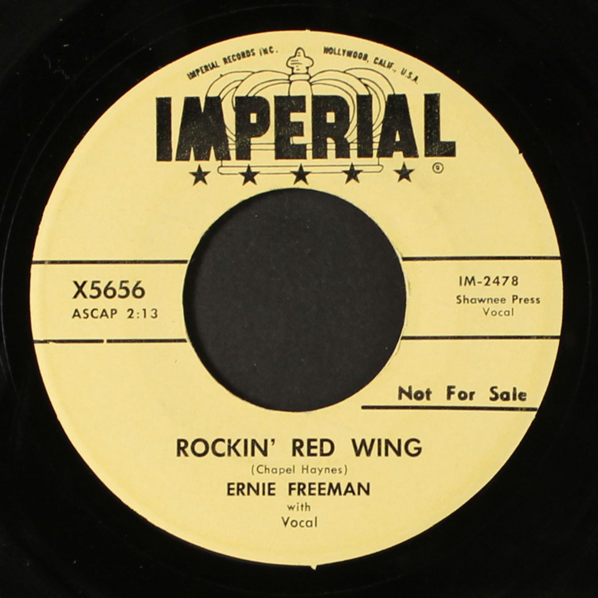 rockin' red wing / dark eyes by ERNIE FREEMAN