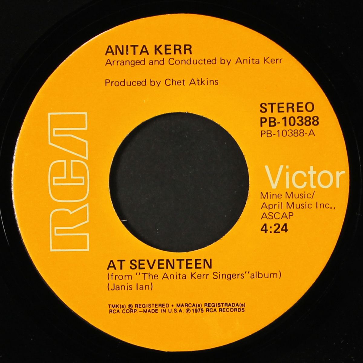 at seventeen by ANITA KERR