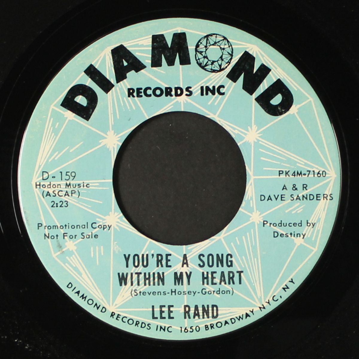 you're a song within my heart / stagger lee by LEE RAND