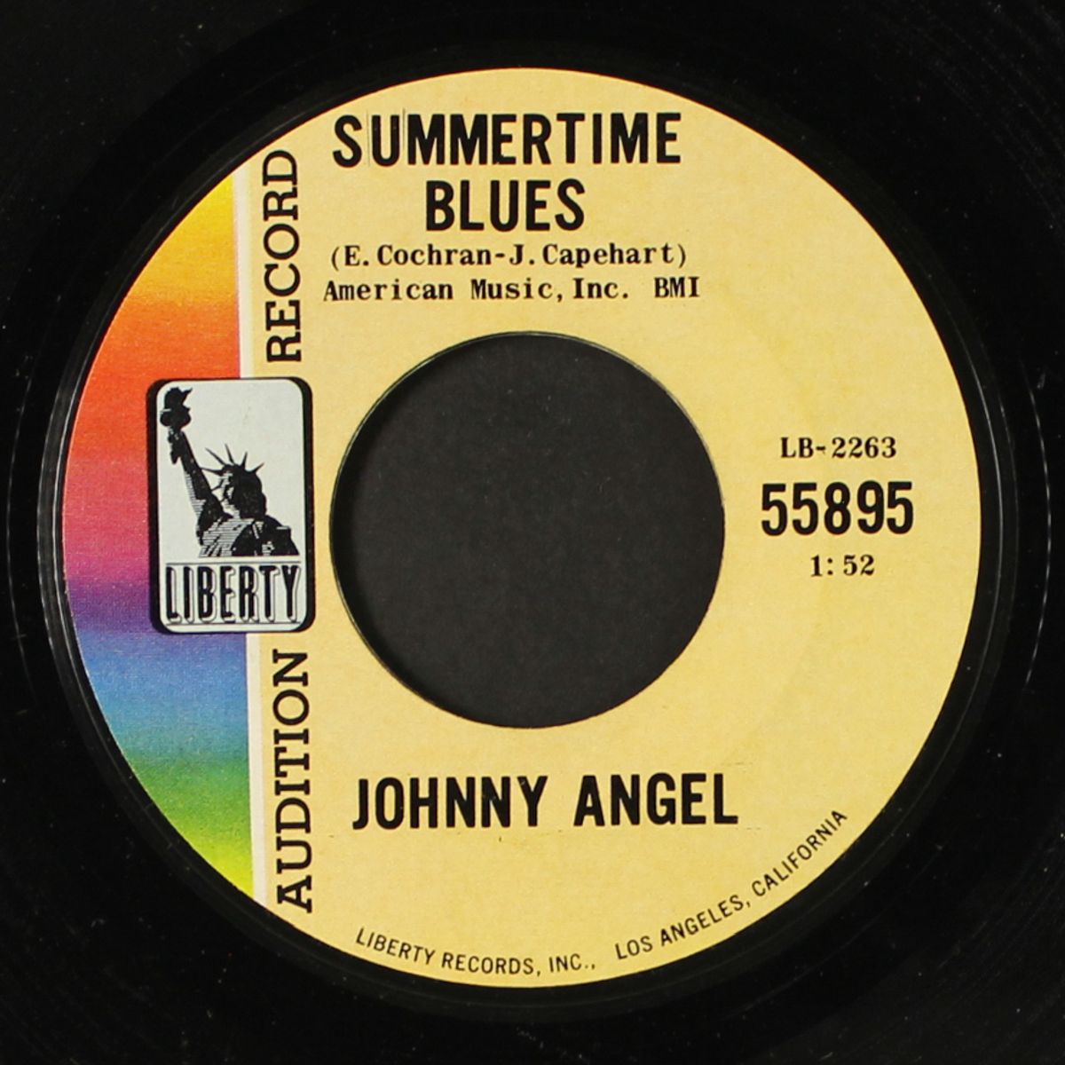 summertime blues / the biggest part of me by JOHNNY ANGEL