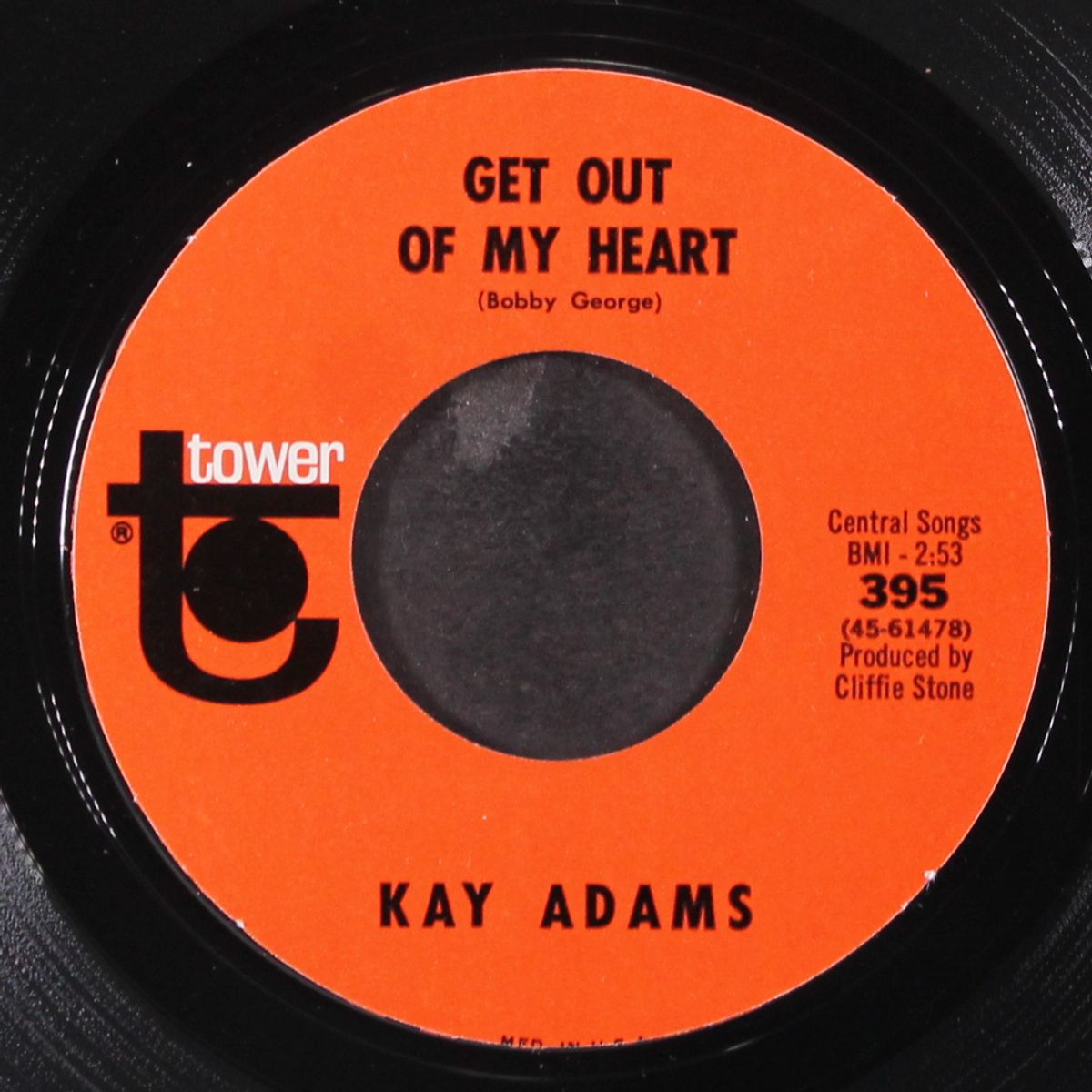 big mac / get out of my heart by KAY ADAMS