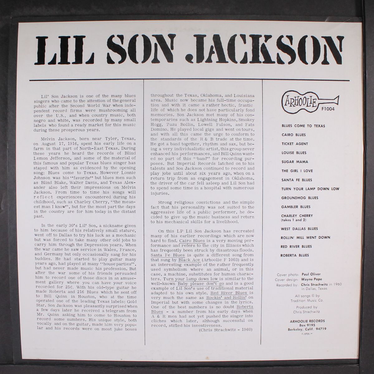 lil' son jackson by LIL' SON JACKSON