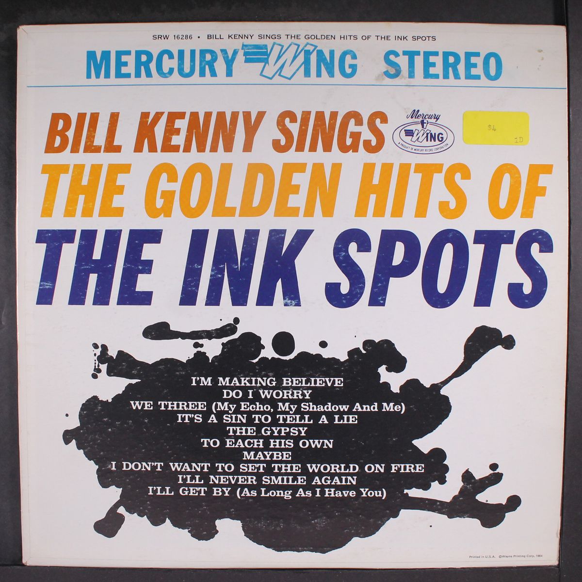 golden hits of the ink spots by BILL KENNY