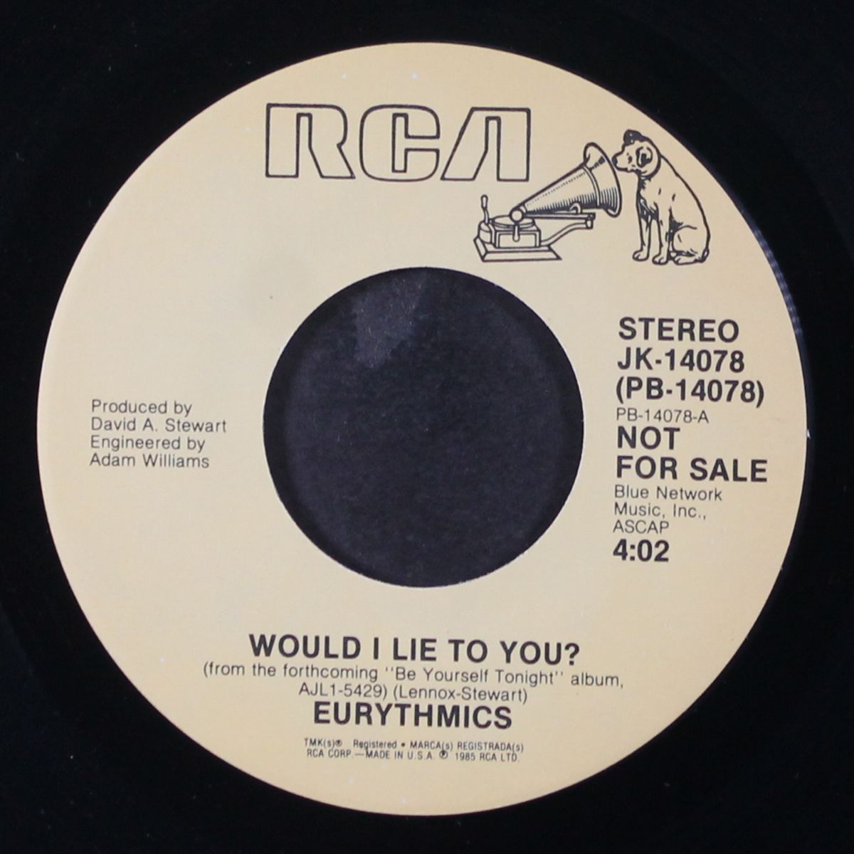 would i lie to you? by EURYTHMICS