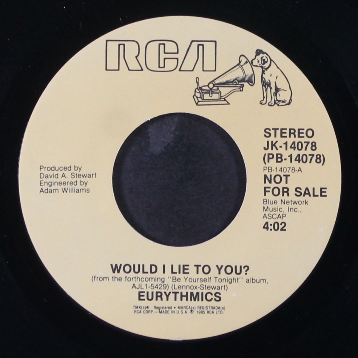 would i lie to you? by EURYTHMICS