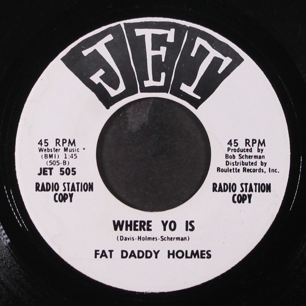 chicken rock / where yo is by FAT DADDY HOLMES