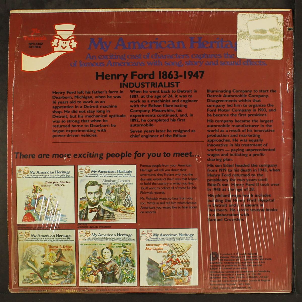 henry ford - my american heritage by JOHN DALY
