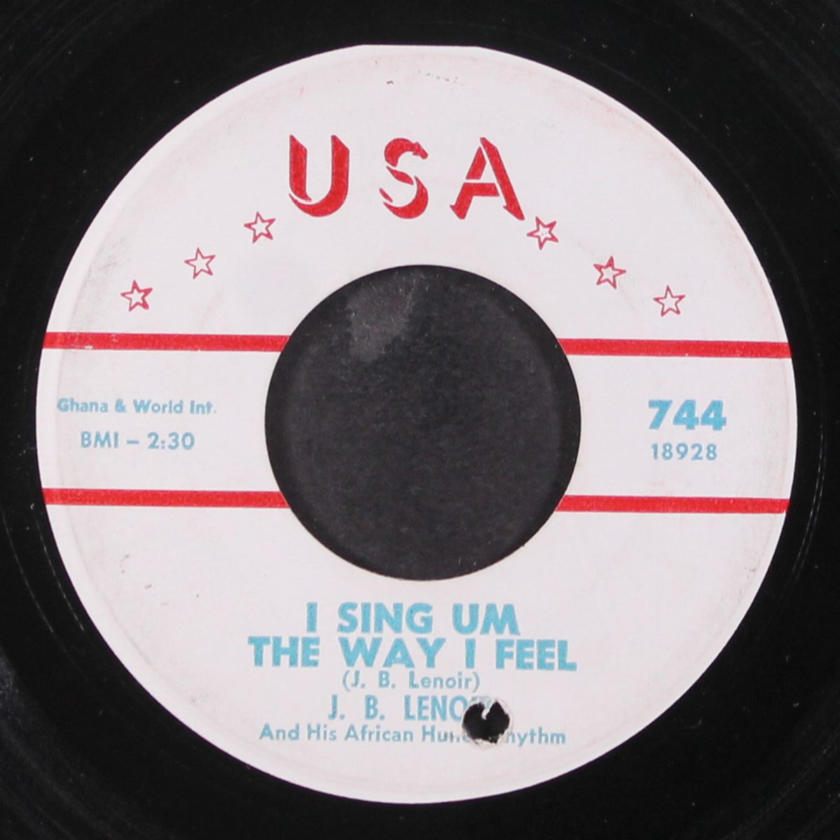 i feel so good / i sing um the way i feel by J.B. LENOIR