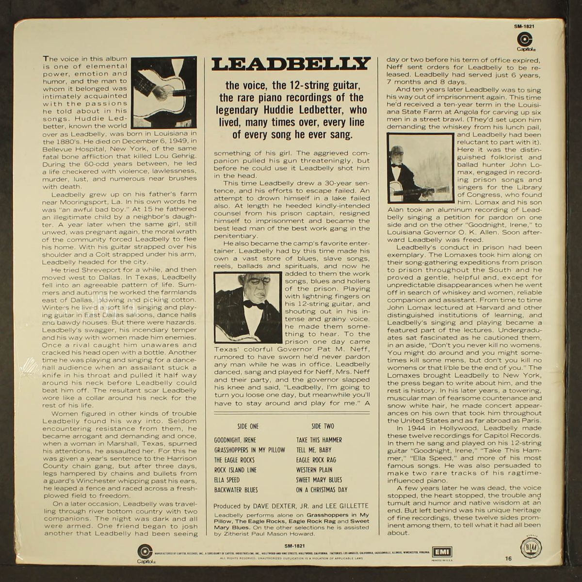 leadbelly by LEADBELLY