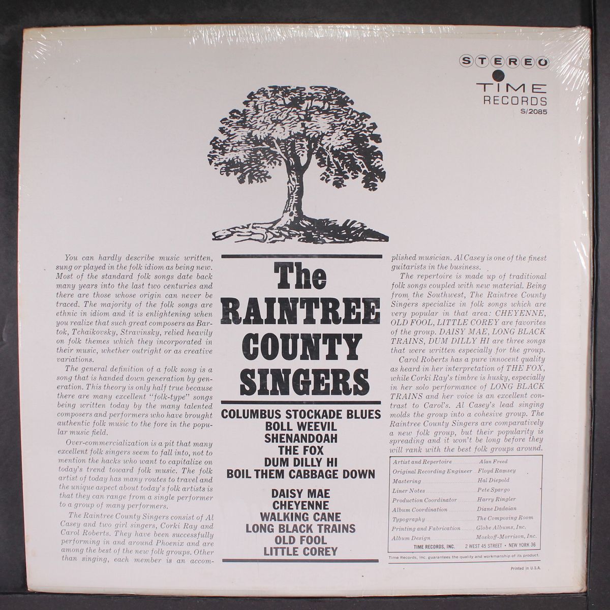the raintree county singers by RAINTREE COUNTY SINGERS