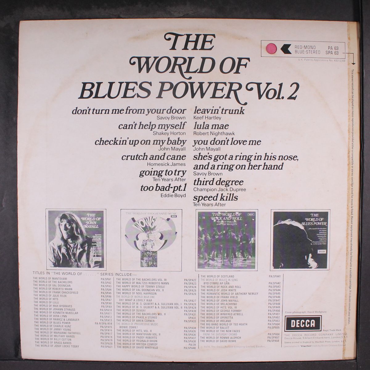the world of blues power, vol. 2 by VARIOUS