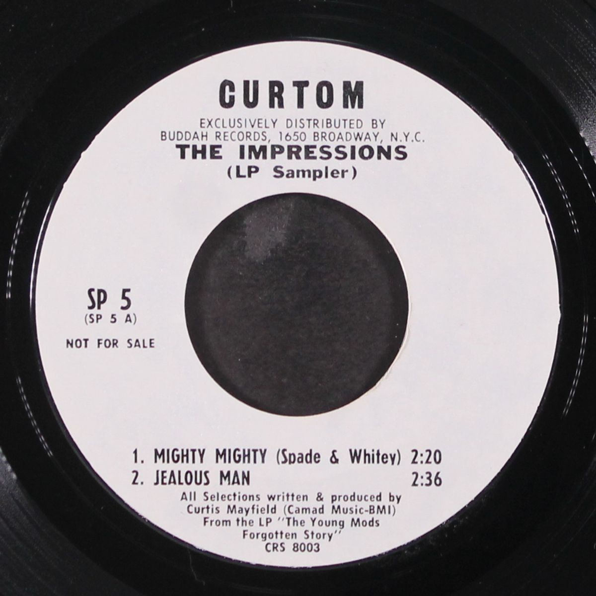 the impressions lp sampler by IMPRESSIONS
