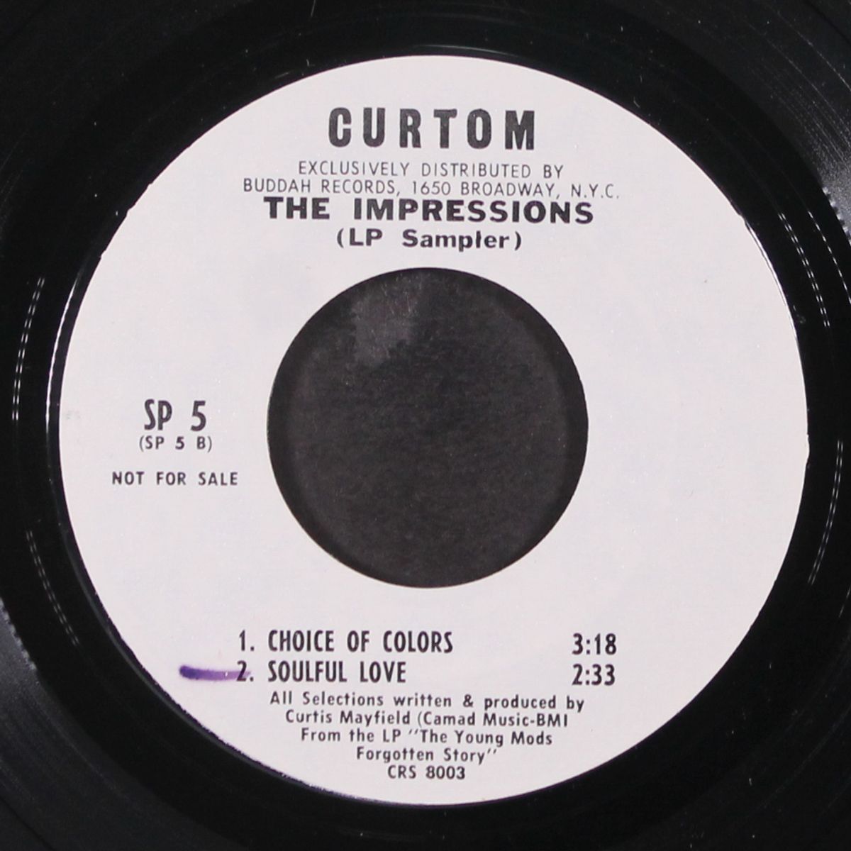 the impressions lp sampler by IMPRESSIONS