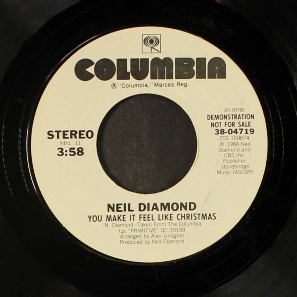 you make it feel like christmas by NEIL DIAMOND