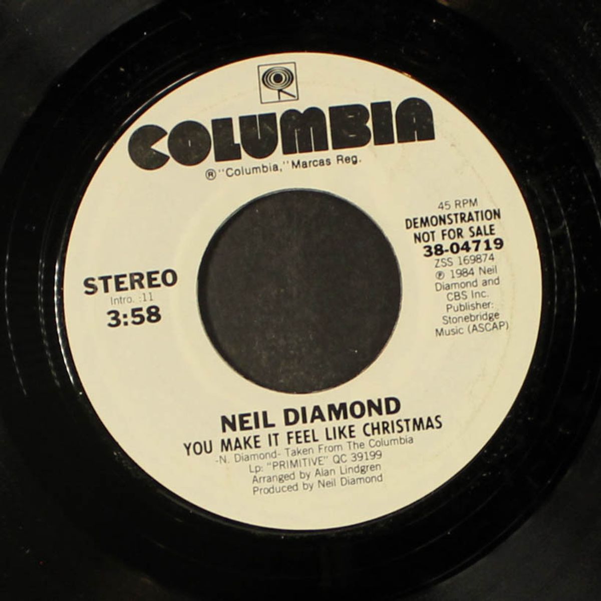 you make it feel like christmas by NEIL DIAMOND