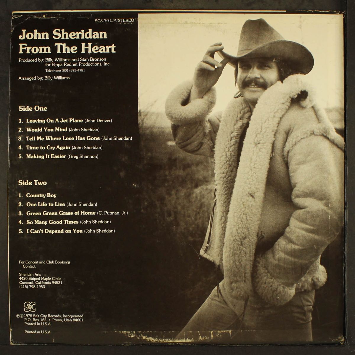 from the heart by JOHN SHERIDAN