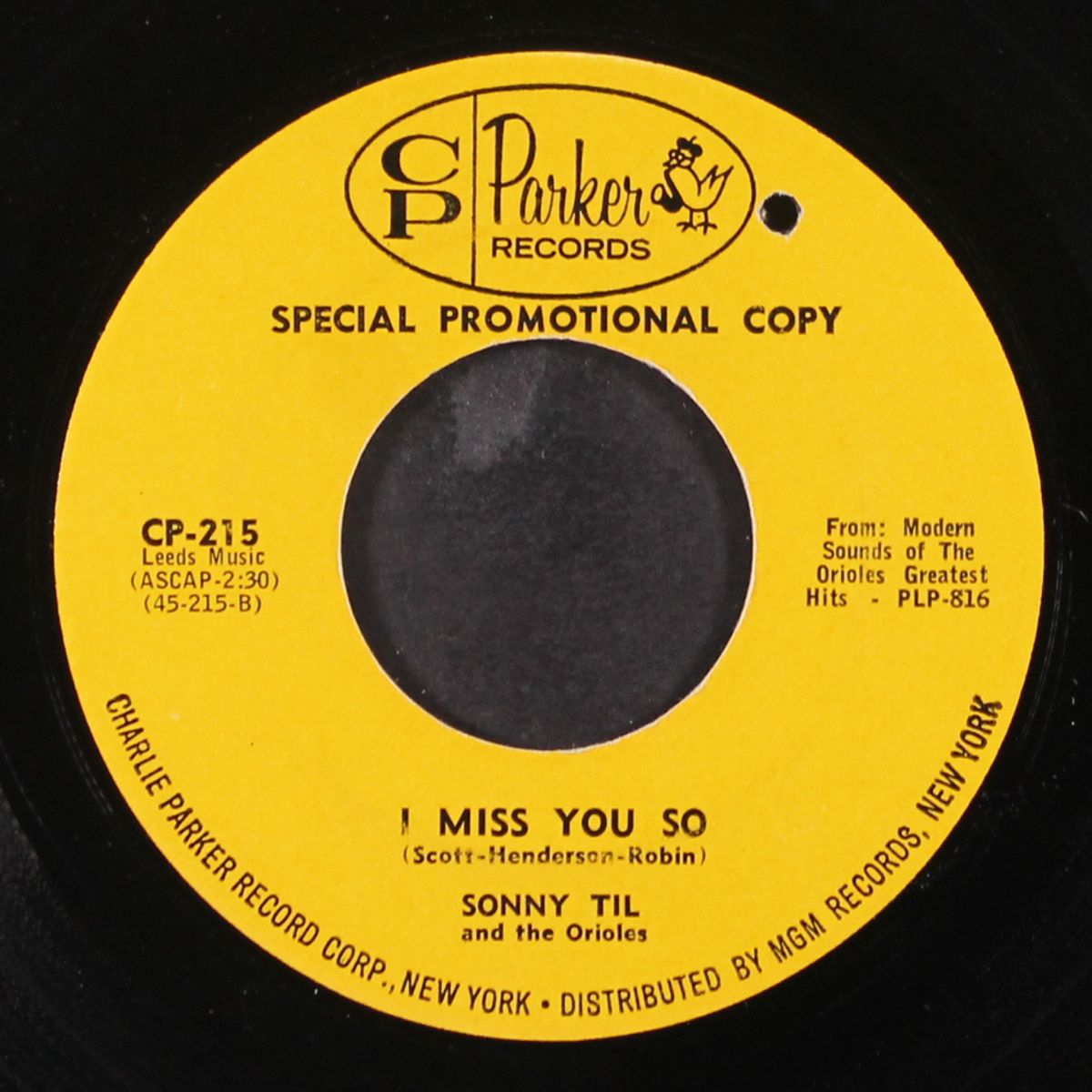 it's too soon to know / i miss you so by SONNY TIL & ORIOLES