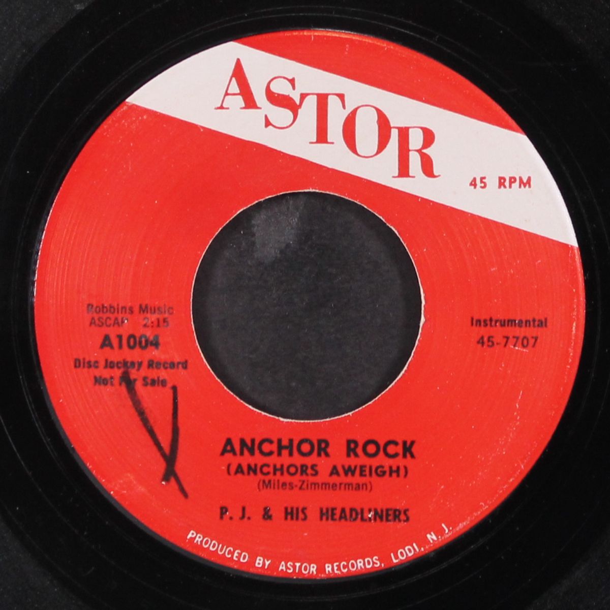 anchor rock / what's so funny by P.J. AND HIS HEADLINERS