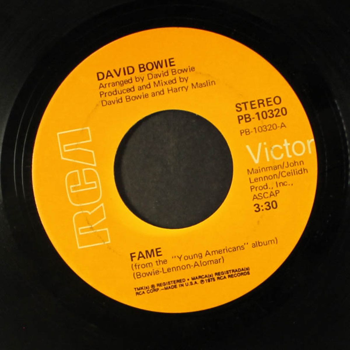 fame / right by DAVID BOWIE
