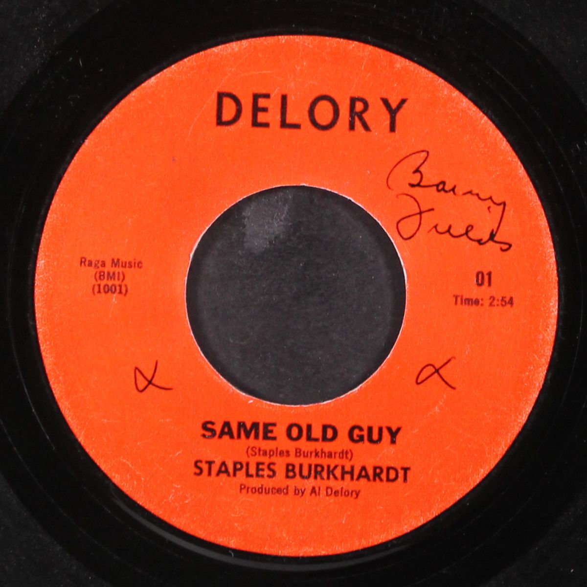 same old guy / one time too many by STAPLES BURKHARDT