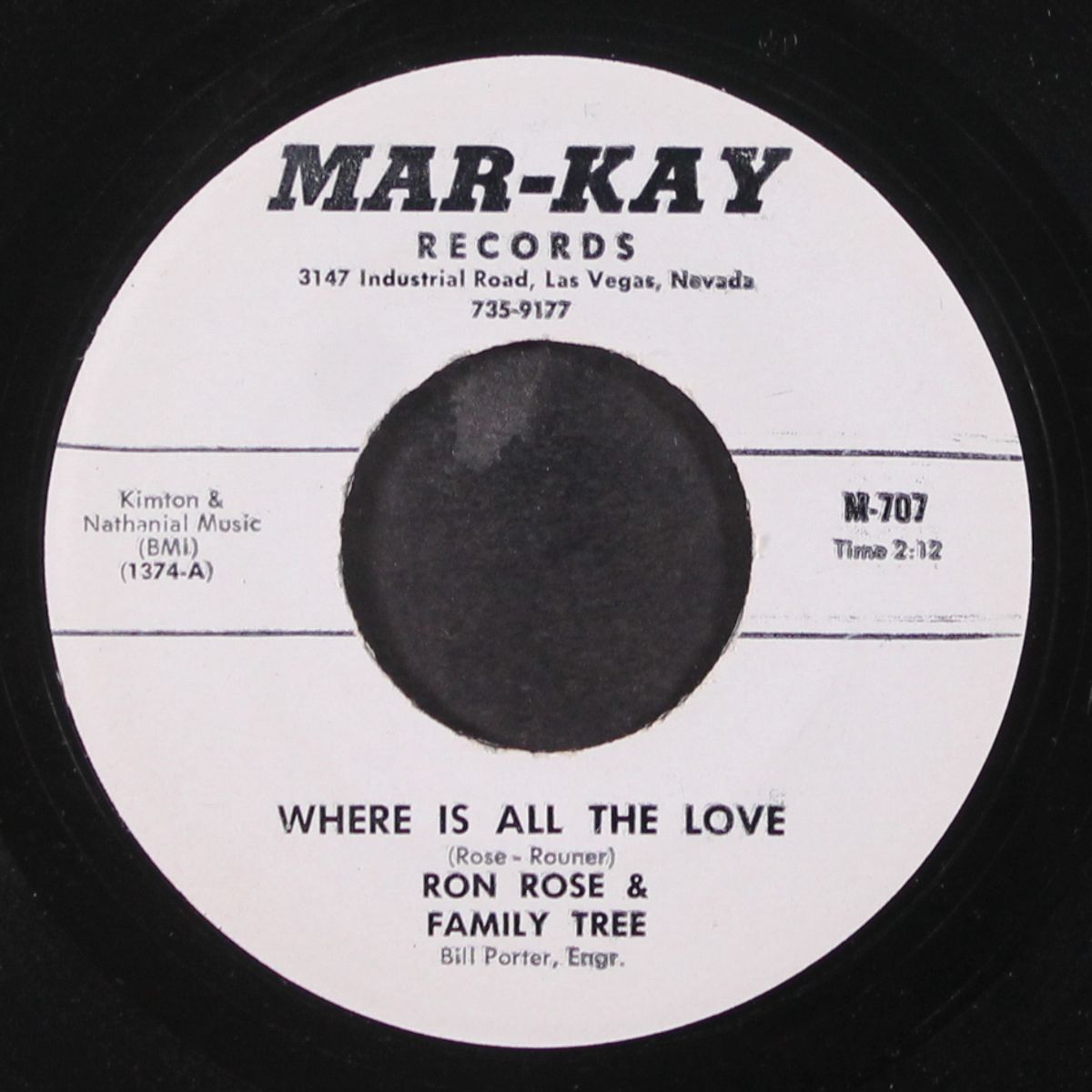the day we leave home / where is all the love by RON ROSE & FAMILY TREE