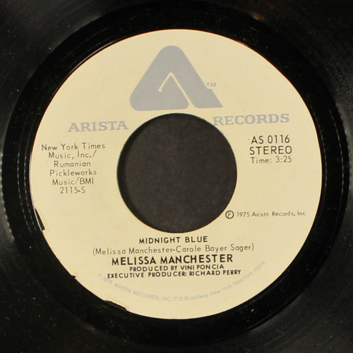 midnight blue / i got eyes by MELISSA MANCHESTER