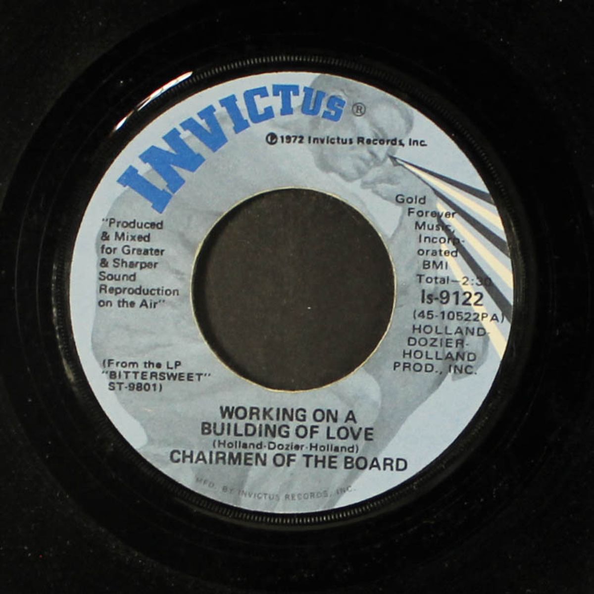working on a building of love / everybody's got a song to sing by CHAIRMEN OF THE BOARD