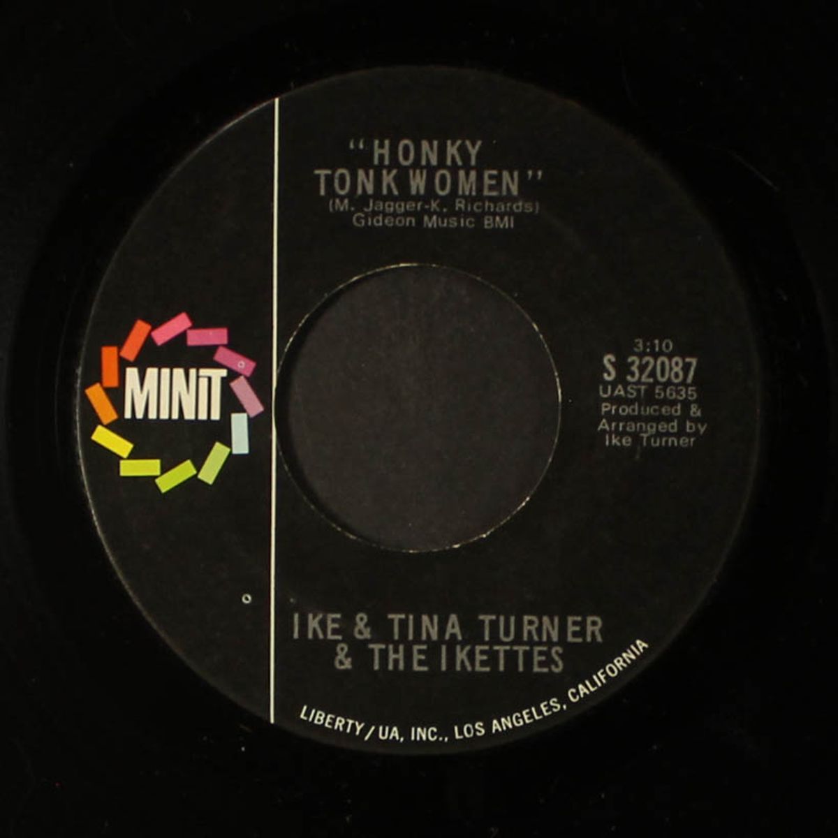 come together / honky tonk women by IKE & TINA TURNER
