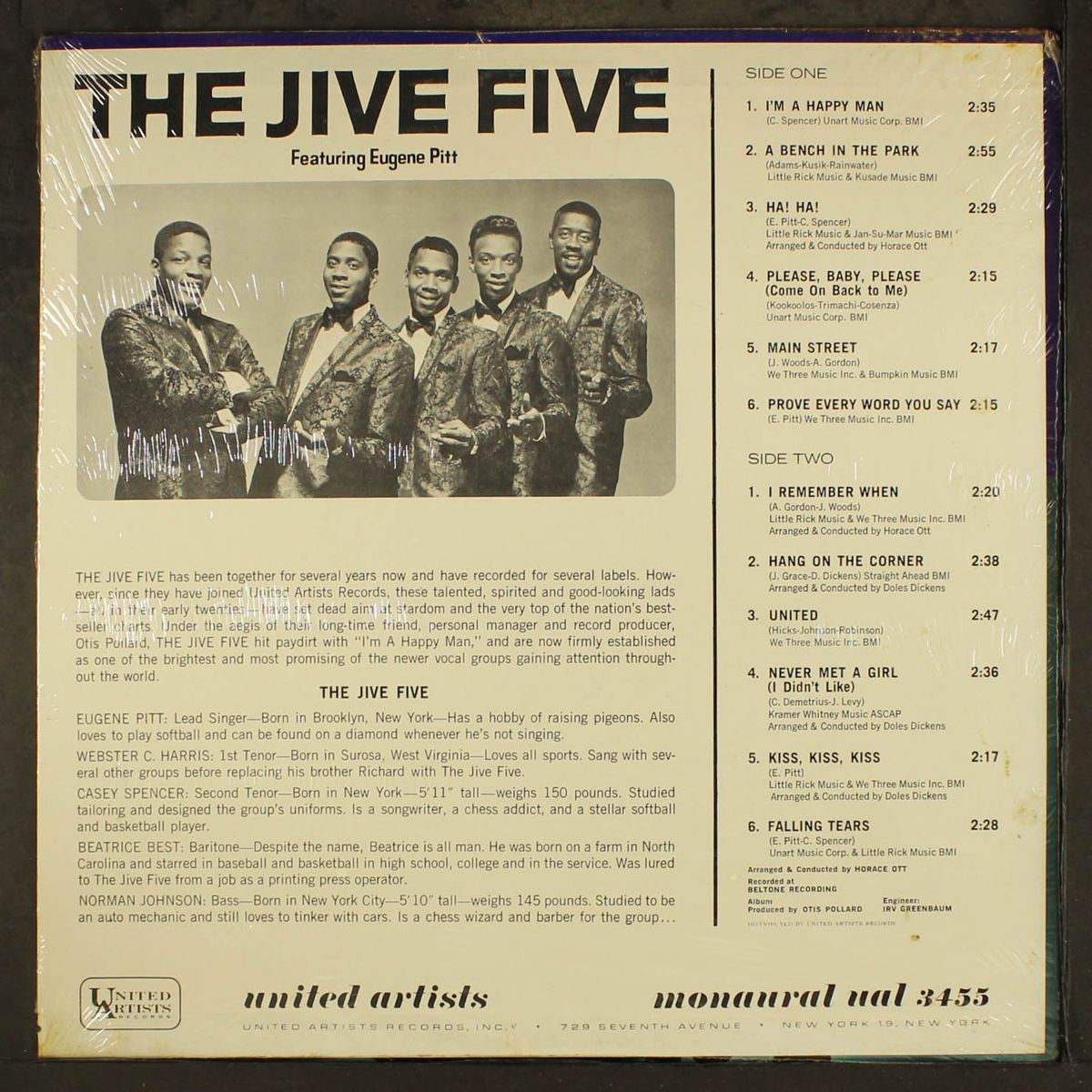 i'm a happy man by JIVE FIVE